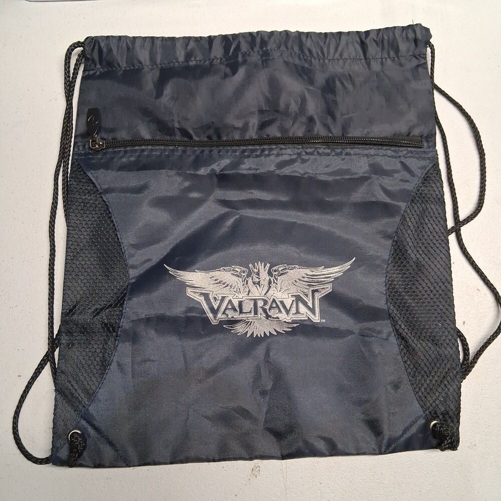 cinch sack bag drawstring backpack With Valravn On It
